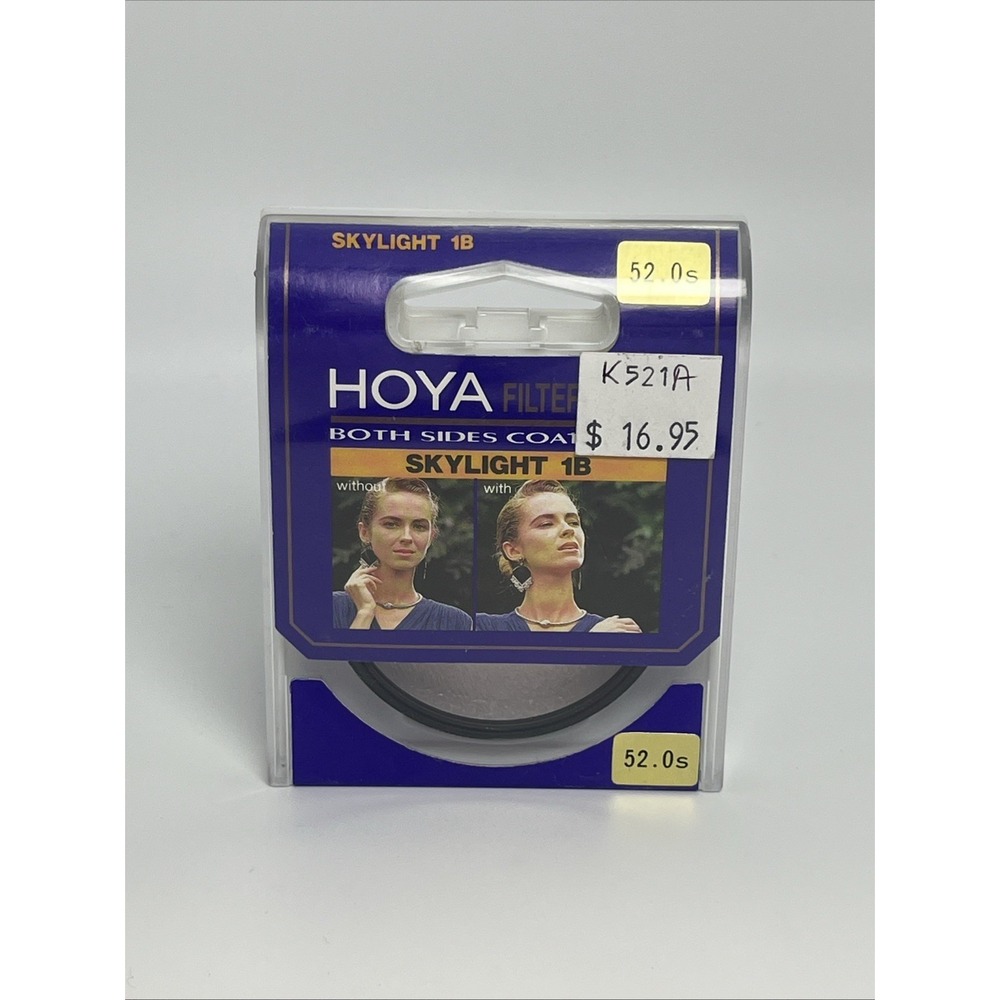 Hoya 52mm Skylight 1B Filter Both Sides Coated Japan New Sealed Vintage